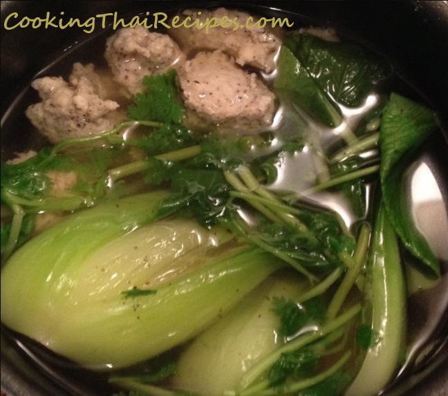 Baby Bok Choy Soup